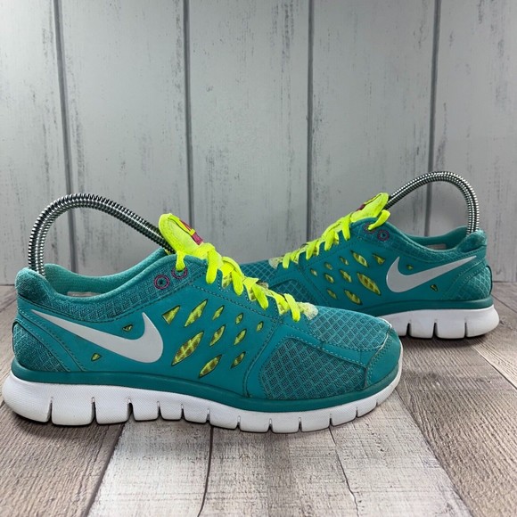 Nike Flex 2013 Run Women's Running Shoes Sneakers Teal Size 7 580440-300 - Picture 2 of 12